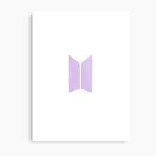 Feel free to share with your friends and family. Bts Logo Purple Wall Art Redbubble