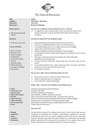 Resume Description Of Bartender Duties For Resume Bartender Resume