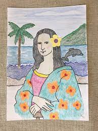 Do you know who drew mona lisa? Kathy S Art Project Ideas Mona Lisa Parody Art Lesson