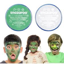 snazaroo green face paint bundle