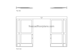 Automatic Sliding Door Free Cad Drawings