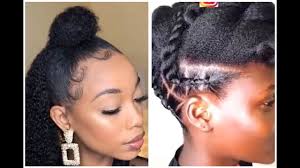 Braided updo hairstyles for black hair. Twisted Updo Half Up Half Down With Extensions And Other Amazing Styles For Black Women Youtube