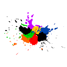 5 Colorful Paint Splash Background