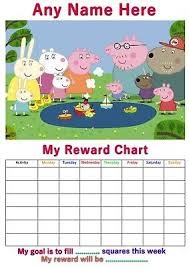 Personalised Childrens A4 Reward Behaviour Chart Pokemon And