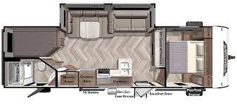travel trailer bunkhouse floorplans