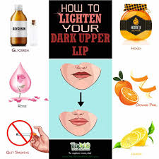 how to lighten a dark upper lip top