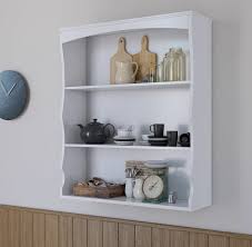 Wall Mounted Shelves Painted White 3