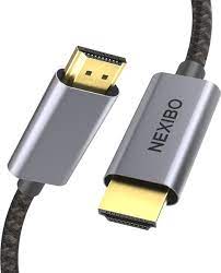 Nexibo 8K HDMI Kabel 2.1 - 48Gbps - Ultra HD & Ultra High Speed 120Hz -  Gevlochten... | bol.com