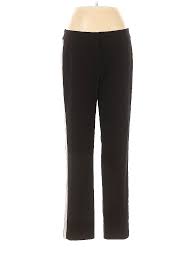 polyester solid black dress pants