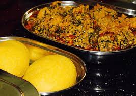 Egusi soup is a rich and savory west african soup made with ground melon seeds and eaten with fufu dishes. Foodie Friday Eba With Egusi Soup One Of Nigeria S Favorite Dishes Face2face Africa