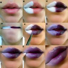 how to make unusual purple lips