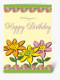 Browse and send fun, animated greeting cards from hallmark ecards. Three Flowers Birthday Card Greeting Card Greeting Card Hd Png Download Kindpng