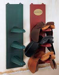 three tier saddle rack for english