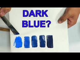 How To Make Dark Blue Paint At Home