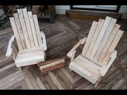 An Adirondack Chair Out Of Pallet Wood