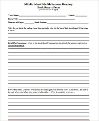 Printable Book Report Forms Easy Book Report Form for Young      When I got the book I approached it like most students do when they have a