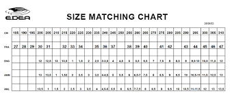 Sizing Comparison Chart Bauer Skate Size Guide Bauer Inline