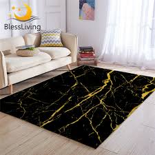 blessliving marble area rug for living