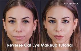 master the reverse cat eye makeup trend