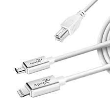 Slim and sleek connector tailored to fit mobile device product designs, yet robust enough for laptops and tablets. Apark Midi Cable To Lightening Type C Connector 2 In 1 Type B Midi Cable