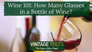 Wine 101 How Many Glasses In A Bottle