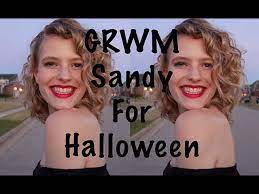 sandy hair make up outfit tutorial