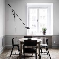 A Dining Room Without A Ceiling Light