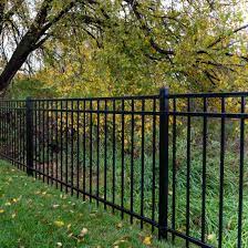 Black Steel Decorative Fence Panel