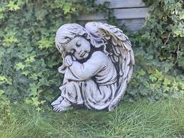 Angel Figurine Outdoor Sculpture Theme