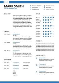 Download sample resume templates in pdf, word formats. Modern Project Manager Resume 1 Templates