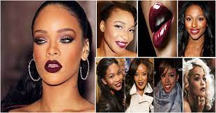 burgundy lipstick for black women