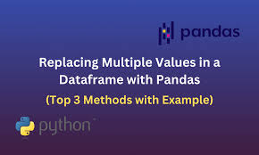 replace multiple values in a dataframe