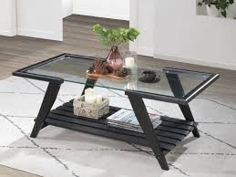 Myer Glass Top Coffee Table B2c Furniture