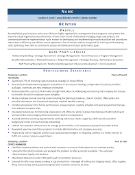 This will definitely help you bridge your way towards a potential. Hr Intern Resume Example Template For 2021 Zipjob