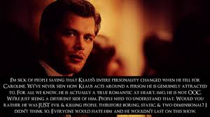 We only see each other at weddings and funerals. Klaus Mikaelson Quotes Klaus Photo 34131206 Fanpop