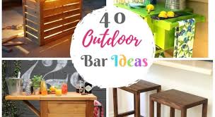42 Diy Outdoor Bar Ideas Bar Themes