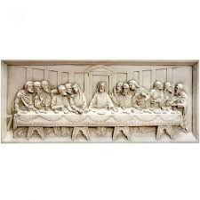 Last Supper Wall Relief 25in