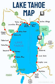 overview map of lake tahoe ski resorts