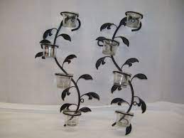 Leaf Wall Art Candle Holder Wall Sconce