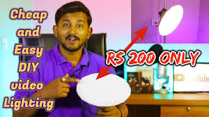 How To Make Light For Youtube Video 2020 Cheap And Easy Diy Video Lighting Youtube