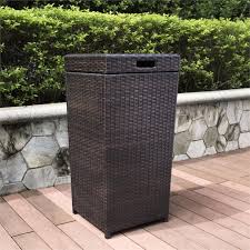 Crosley Palm Harbor Wicker Patio Trash