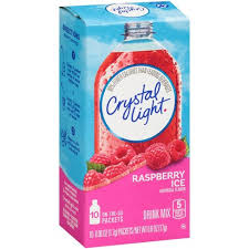 Crystal Light On The Go Raspberry Ice Drink Mix 10pk 0 6oz Target
