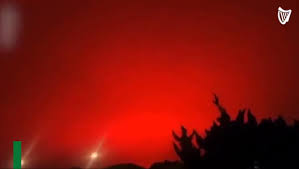 Red sky in China causes panic ...
