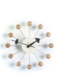 Vitra Wall Clocks Ball Clock Natur