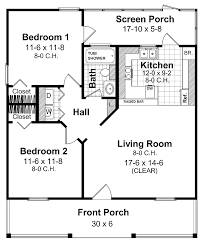 800 sq ft house plans 2 bedroom 1 bath