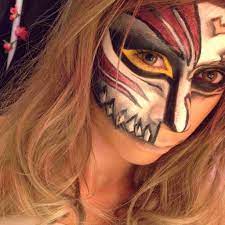bleach hollow mask halloween makeup