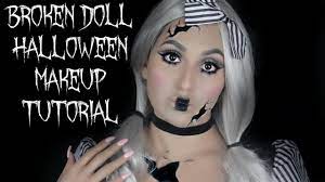 ed broken doll halloween makeup