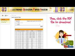 Did in questions with regular verbs grade/level: Electronic Question Paper System Eqps Youtube