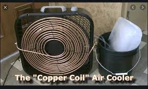 diy ice chest air conditioning copper