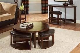 Trendy Coffee Table With Stools